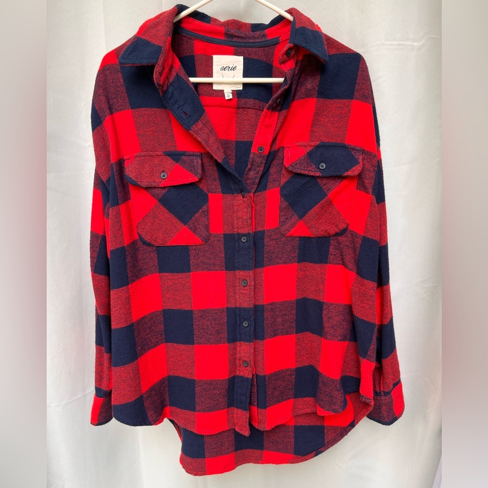 Aerie Lumber Jane Flannel Shirt